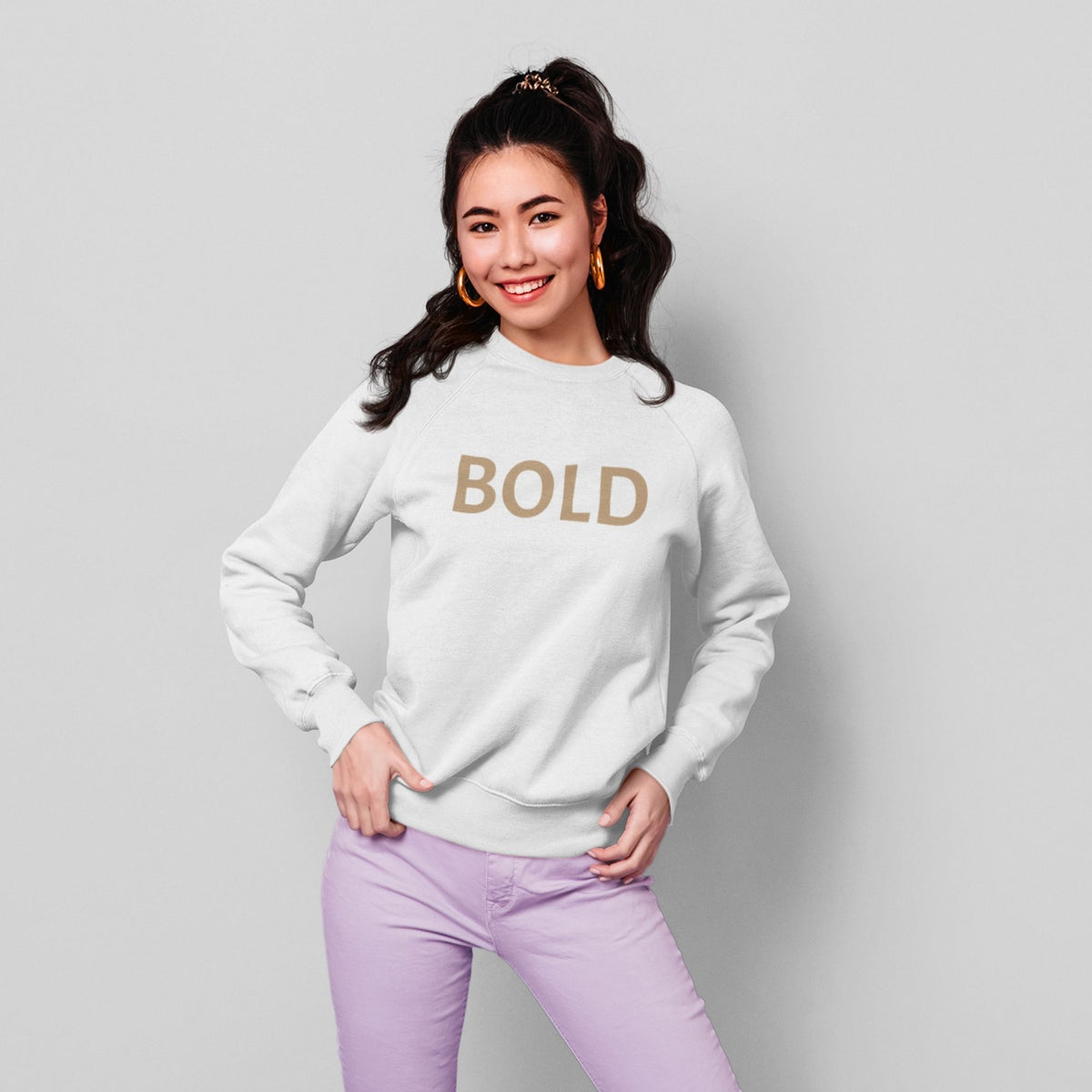 bold-cotton-printed-unisex-white-female-model-sweatshirt-gogirgit-com
