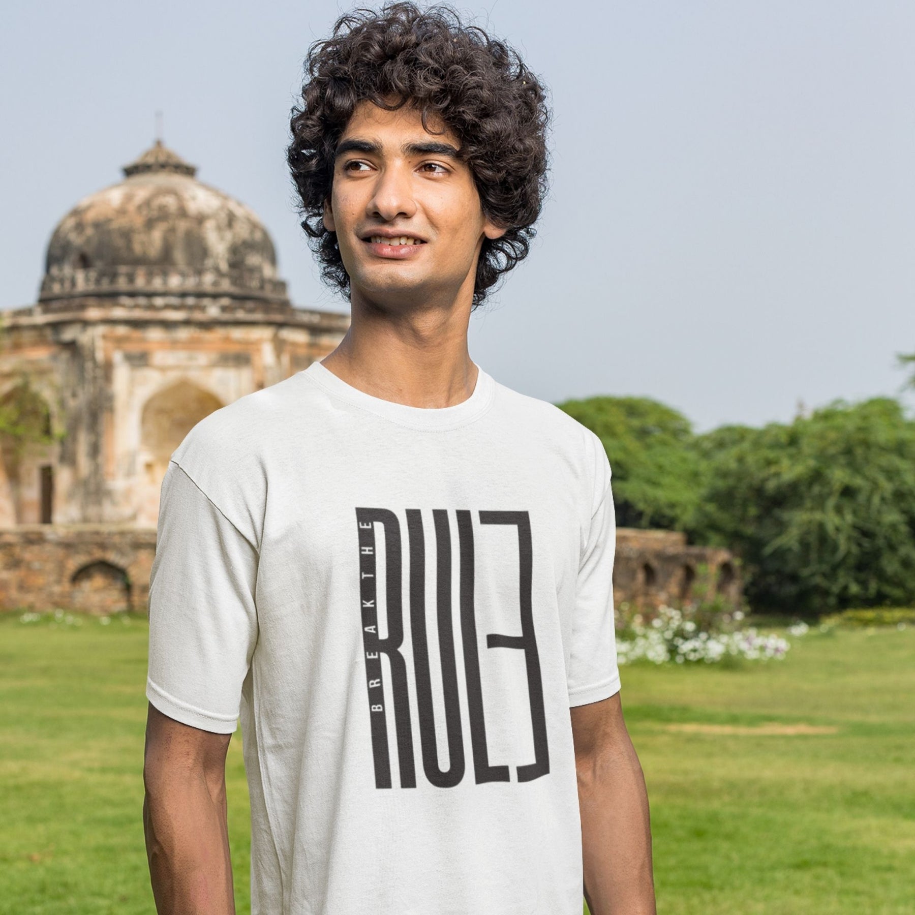 Break The Rule Men's Typography T-shirt