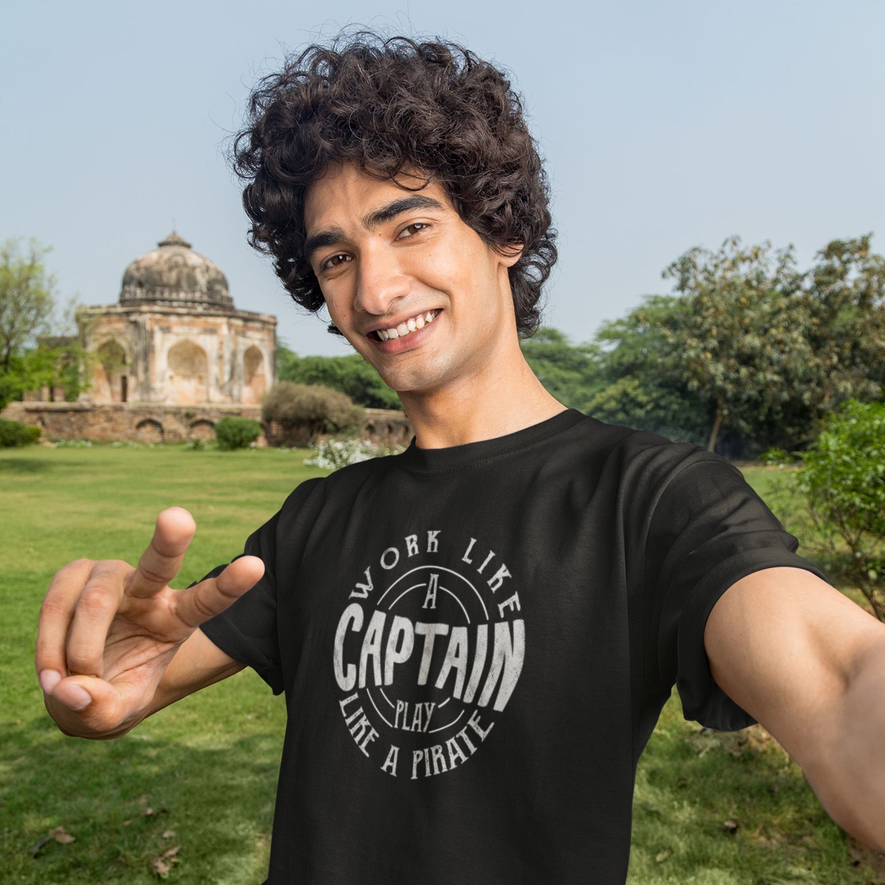 Captain Men's Half Sleeve T-shirt