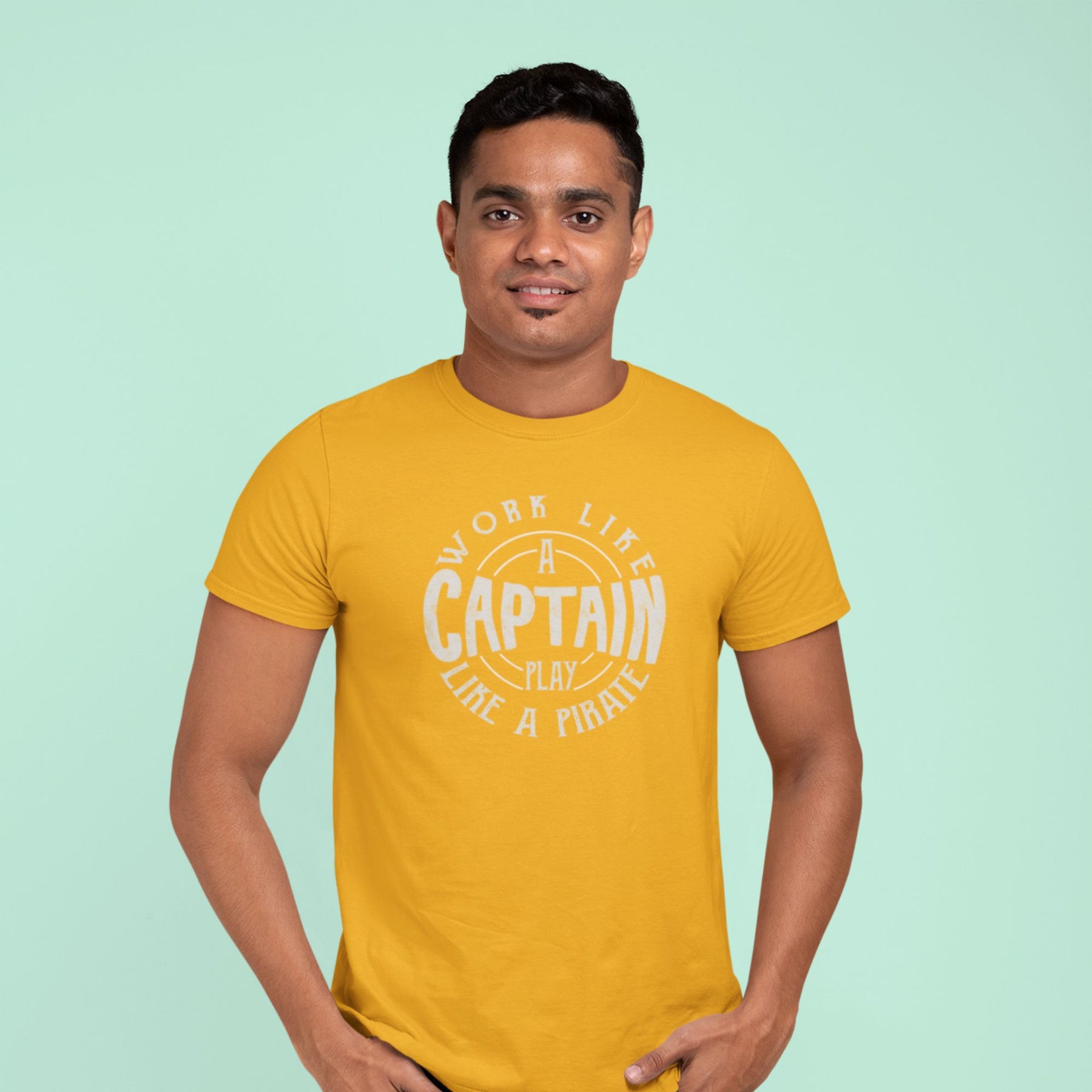 Captain Men's Half Sleeve T-shirt