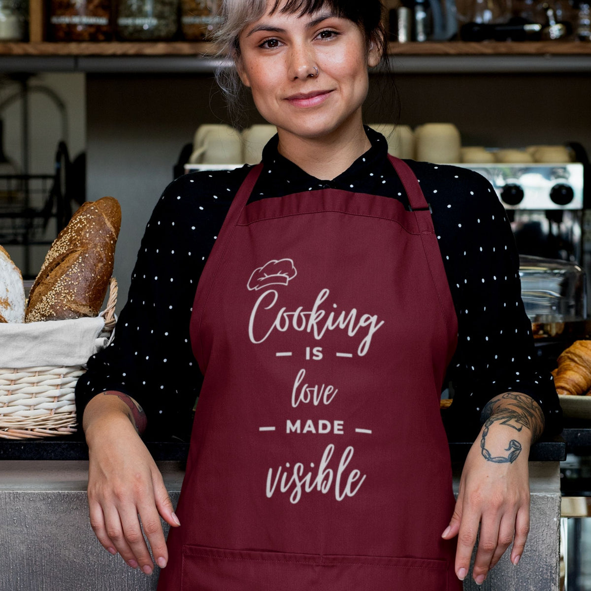 cooking-is-love-maroon-cotton-drill-apron-gogirgit