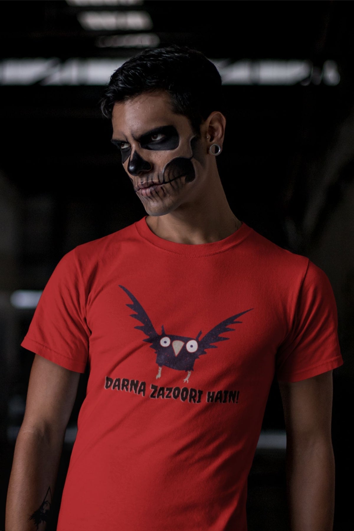 Darna Zaroori Halloween Red T-shirt