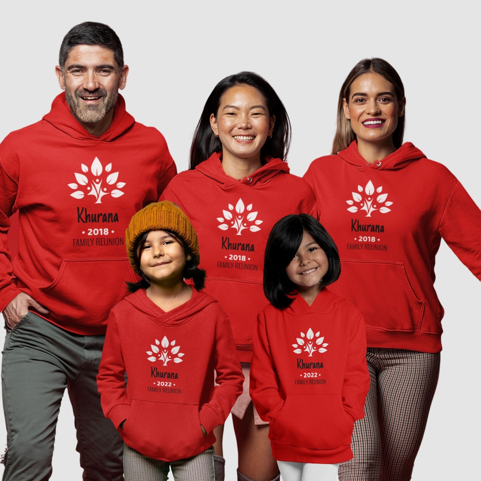 Customized Family Hoodies Combo