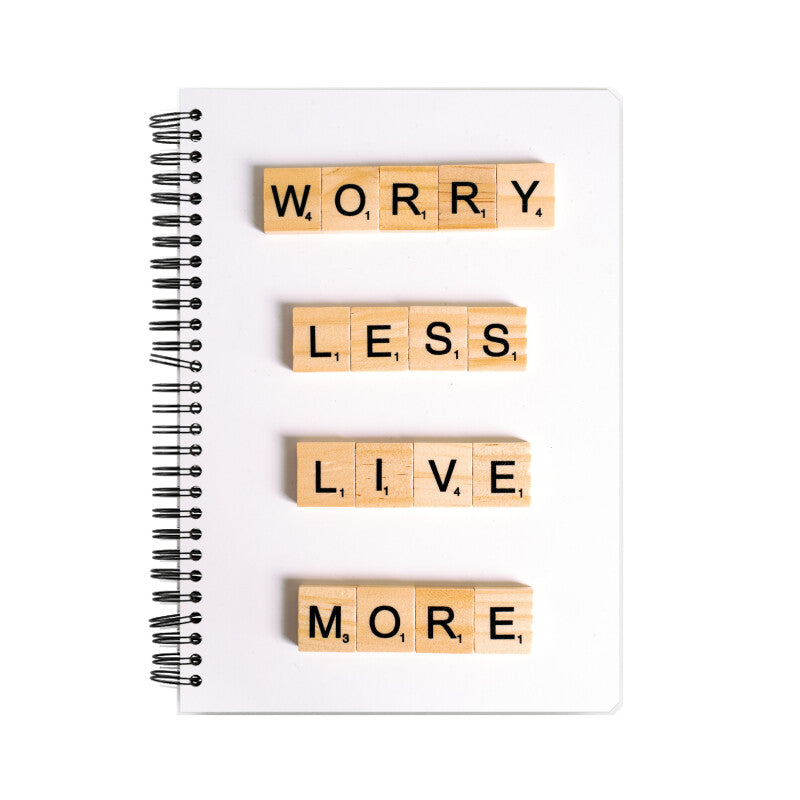 Live more A5 notebook