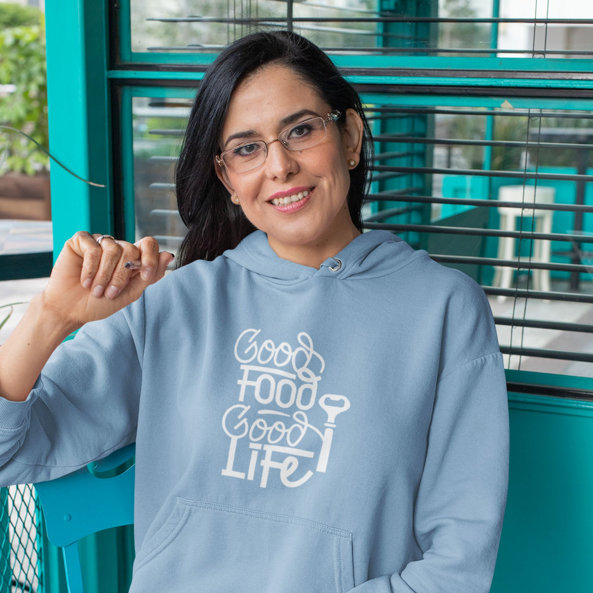 good-food-good-life-cotton-printed-unisex-light-blue-hoodie-for-men-for-women-gogirgit-com  #color_light blue
