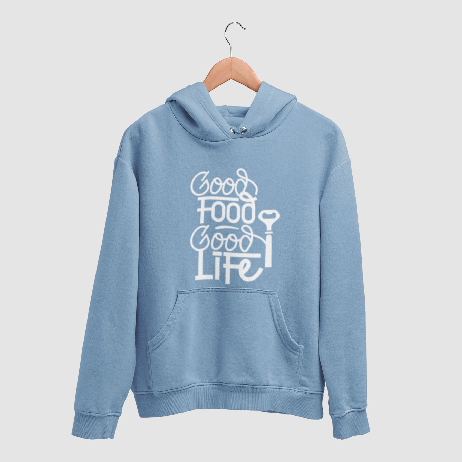 Good Food Good Life Unisex Hoodie