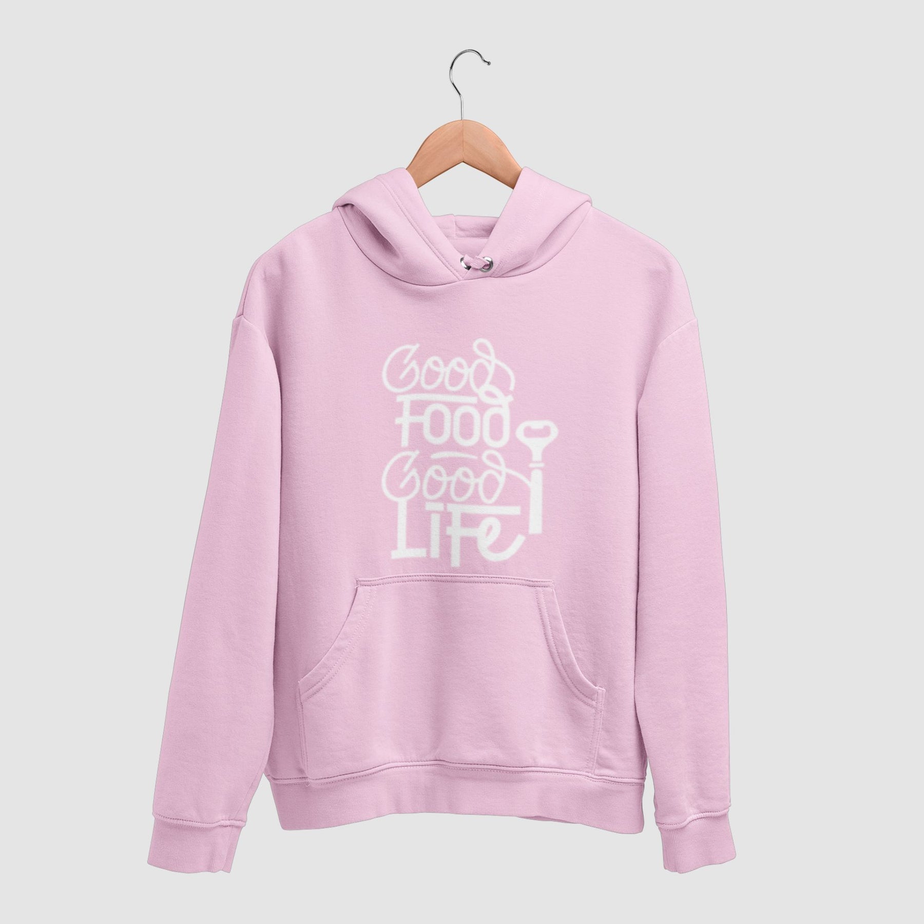 Good Food Good Life Unisex Hoodie