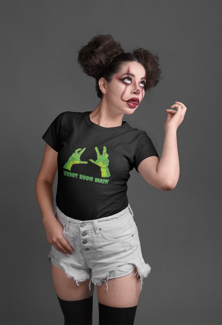 Bhoot Hoon Main Halloween Black T-shirt