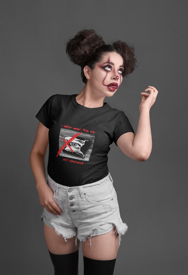 What You Did Halloween Black T-shirt