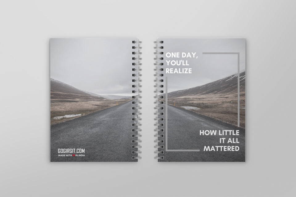 How little it mattered A5 notebook