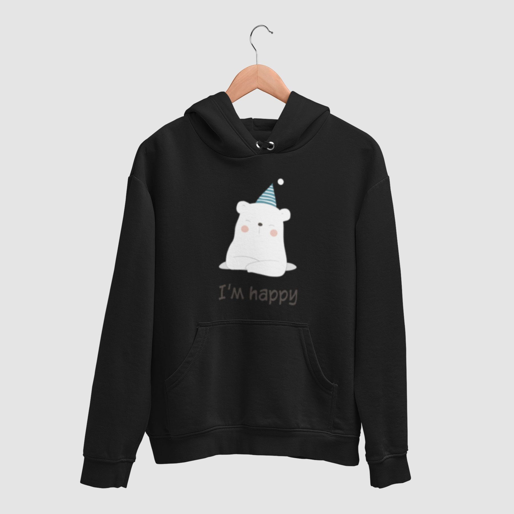 i-am-happy-black-printed-unisex-hanging-hoodie-gogirgit-com