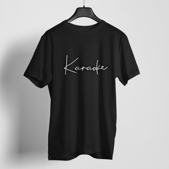 Karaoke Typography T-shirt For Men & Women