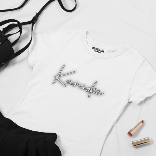 Karaoke Typography T-shirt For Men & Women