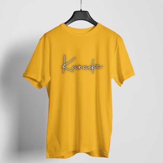 Karaoke Typography T-shirt For Men & Women