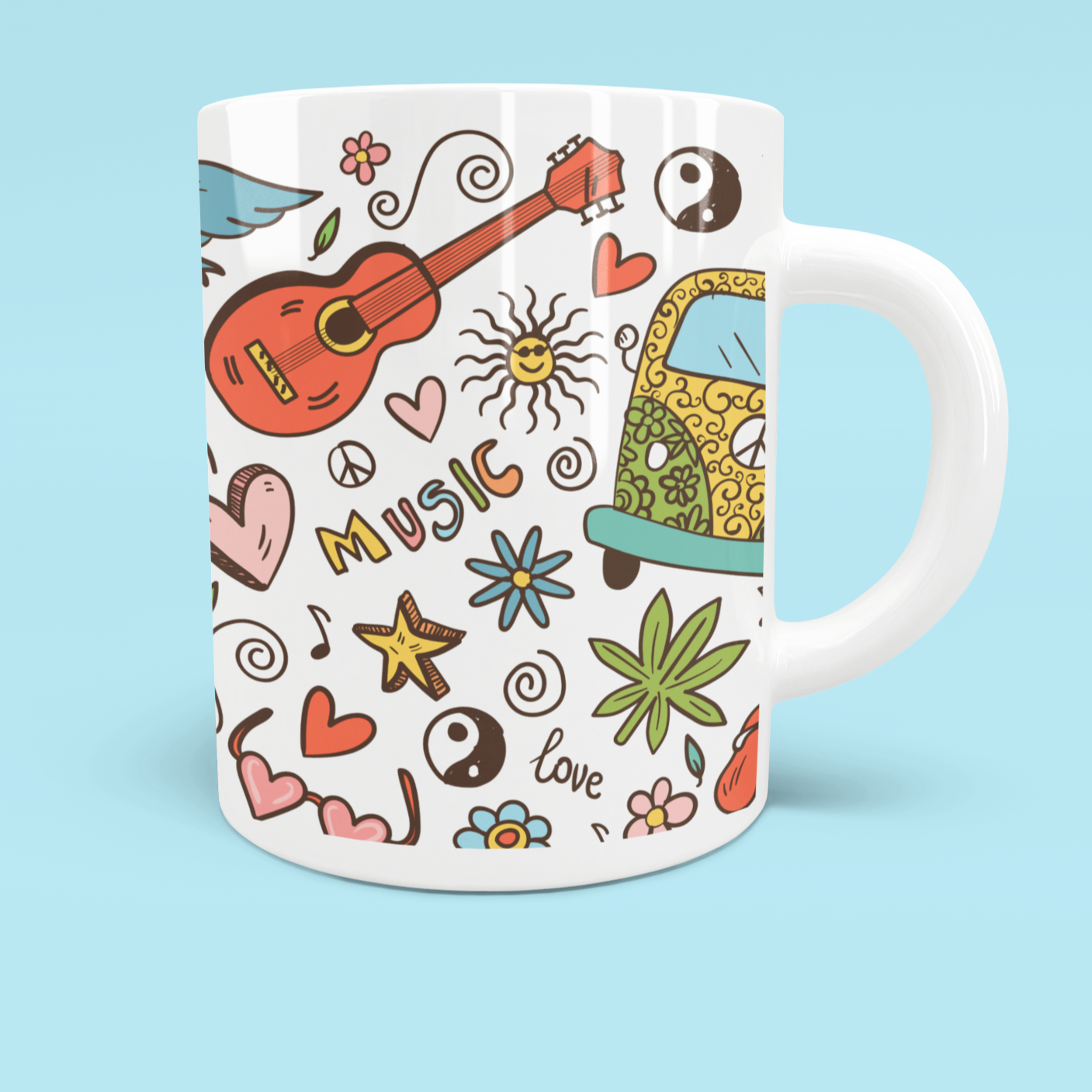 Hippie Doodle Mug