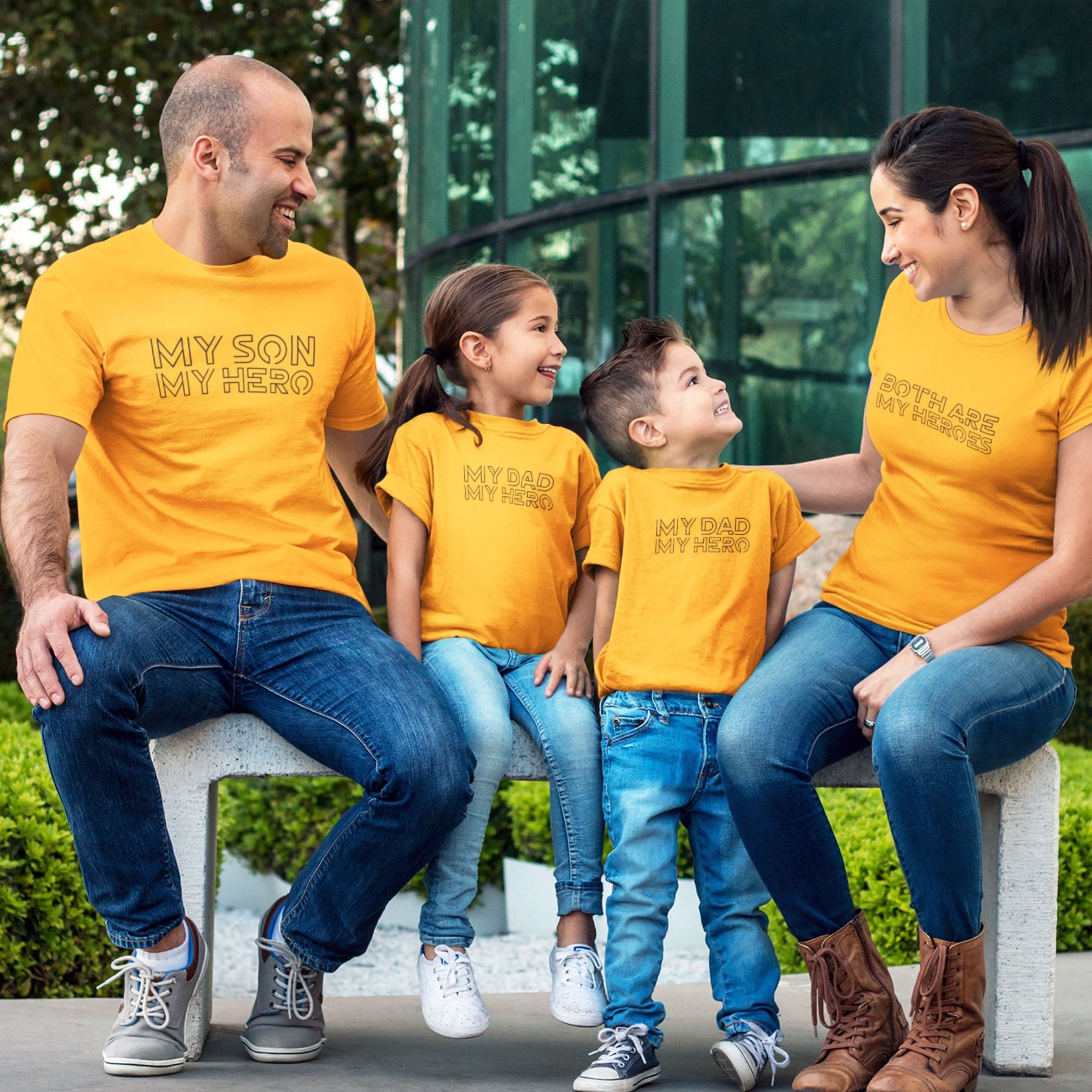My Dad My Hero Matching Family T-shirt