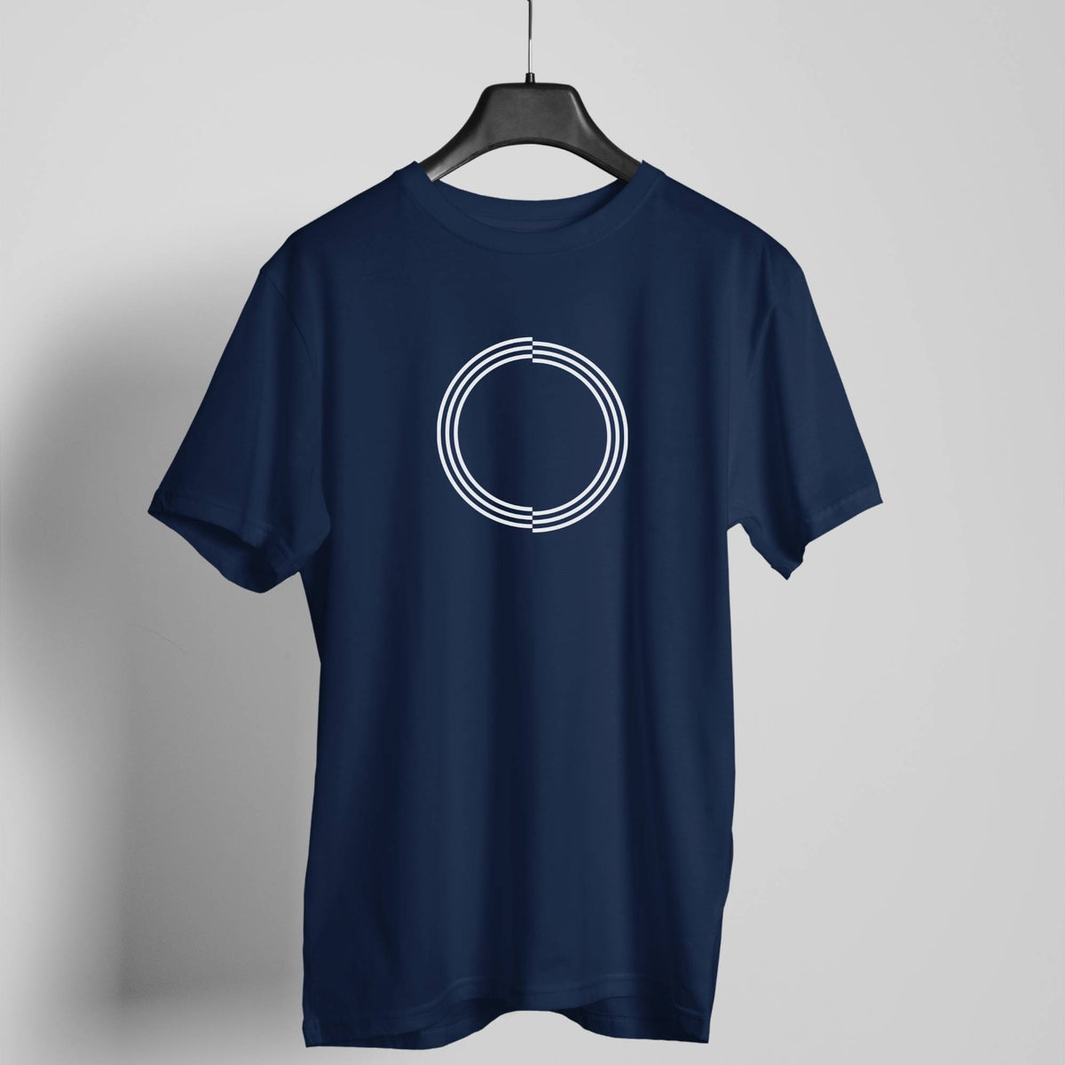 Broke navy blue t-shirt