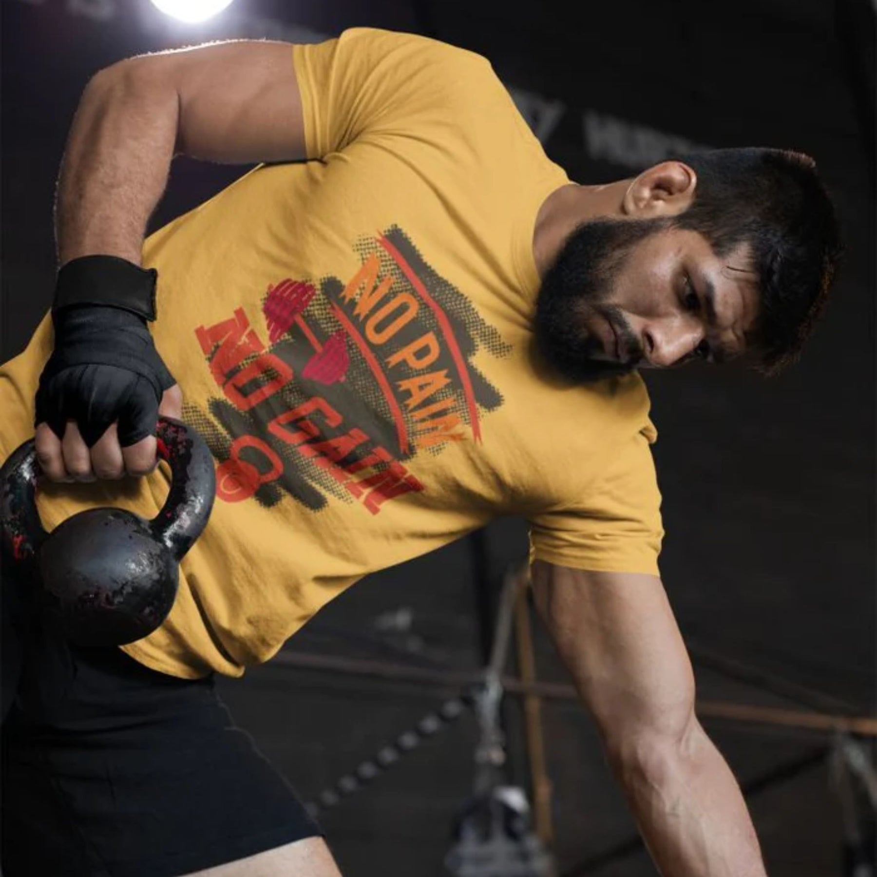 No pain no gain men t-shirt