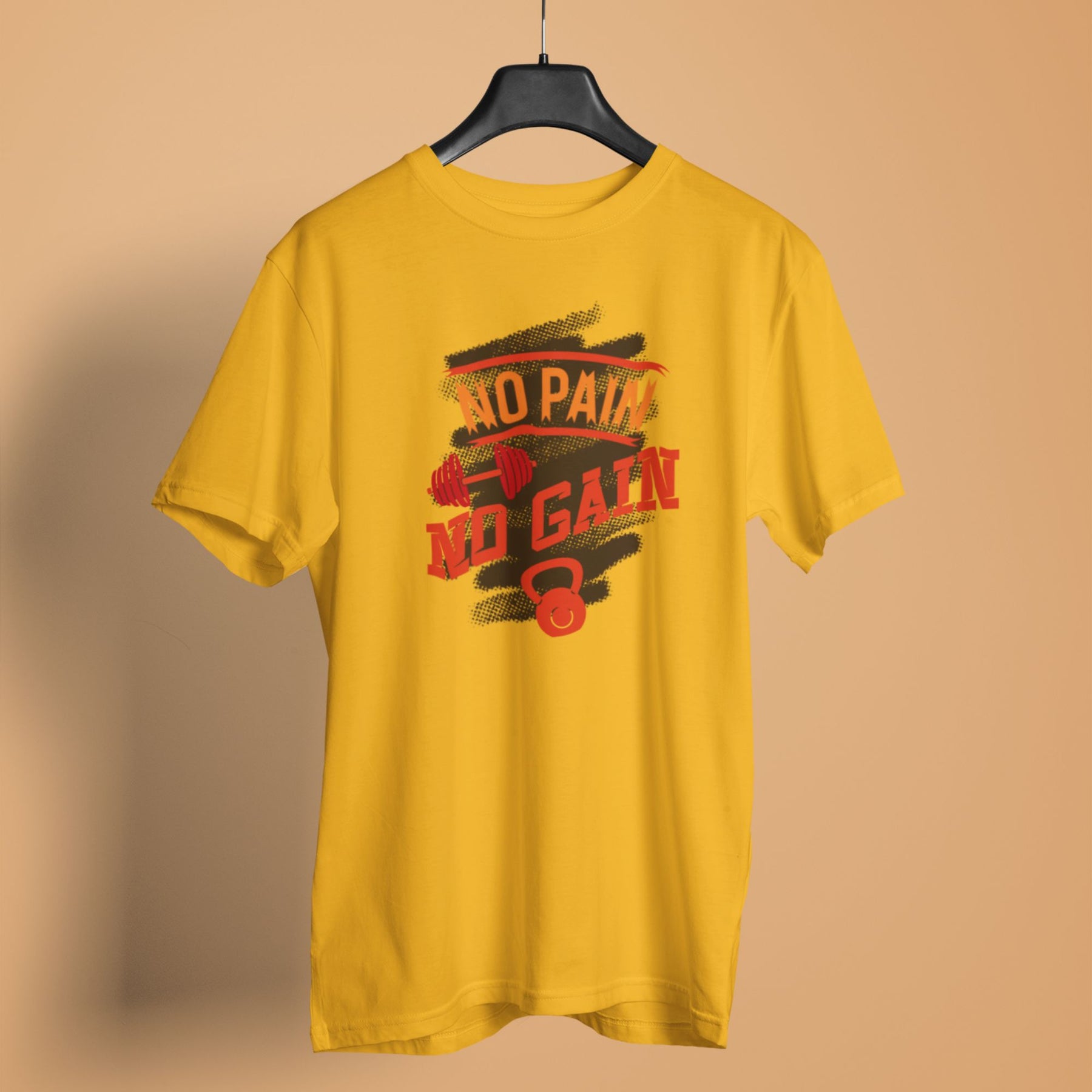 No pain no gain men t-shirt
