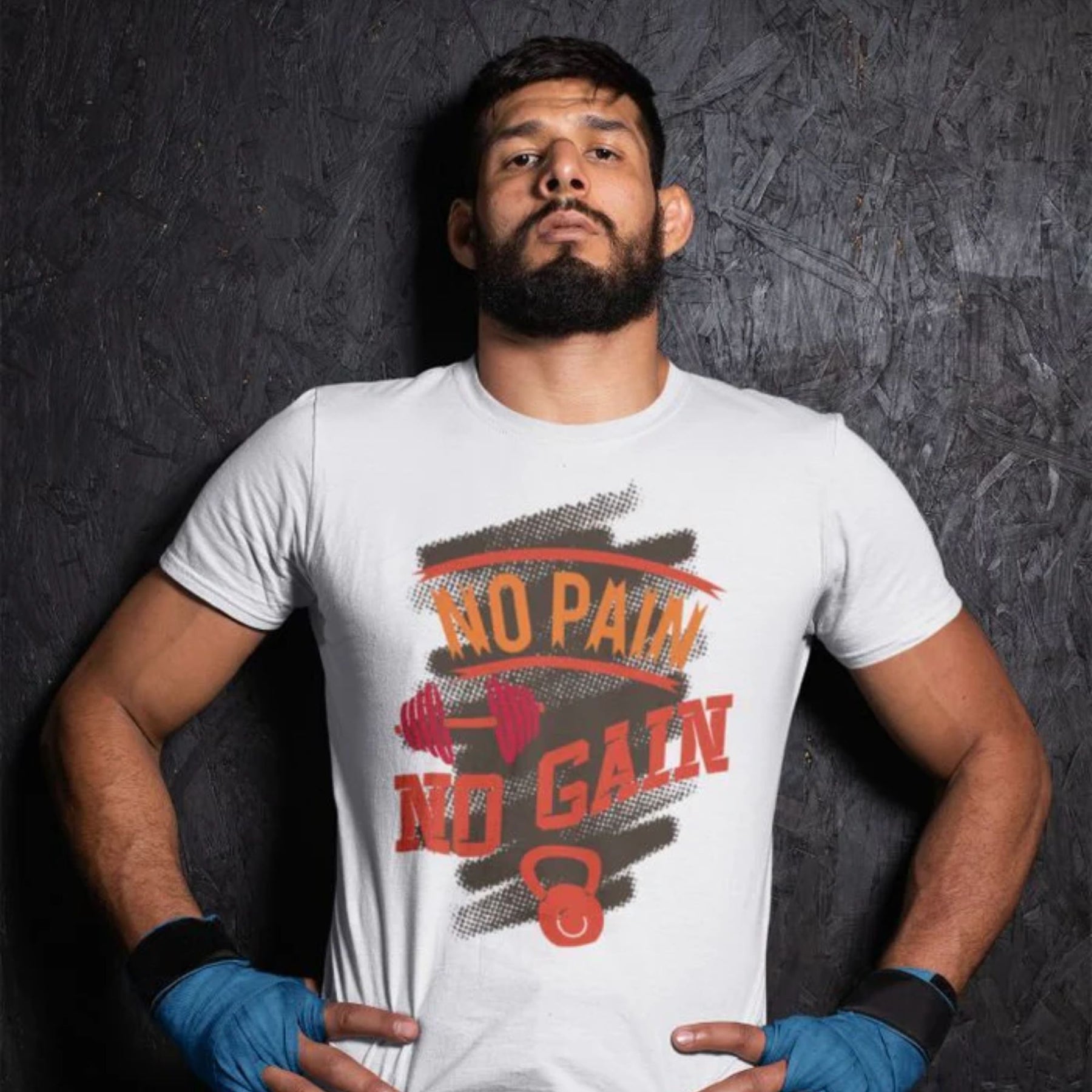No pain no gain men t-shirt