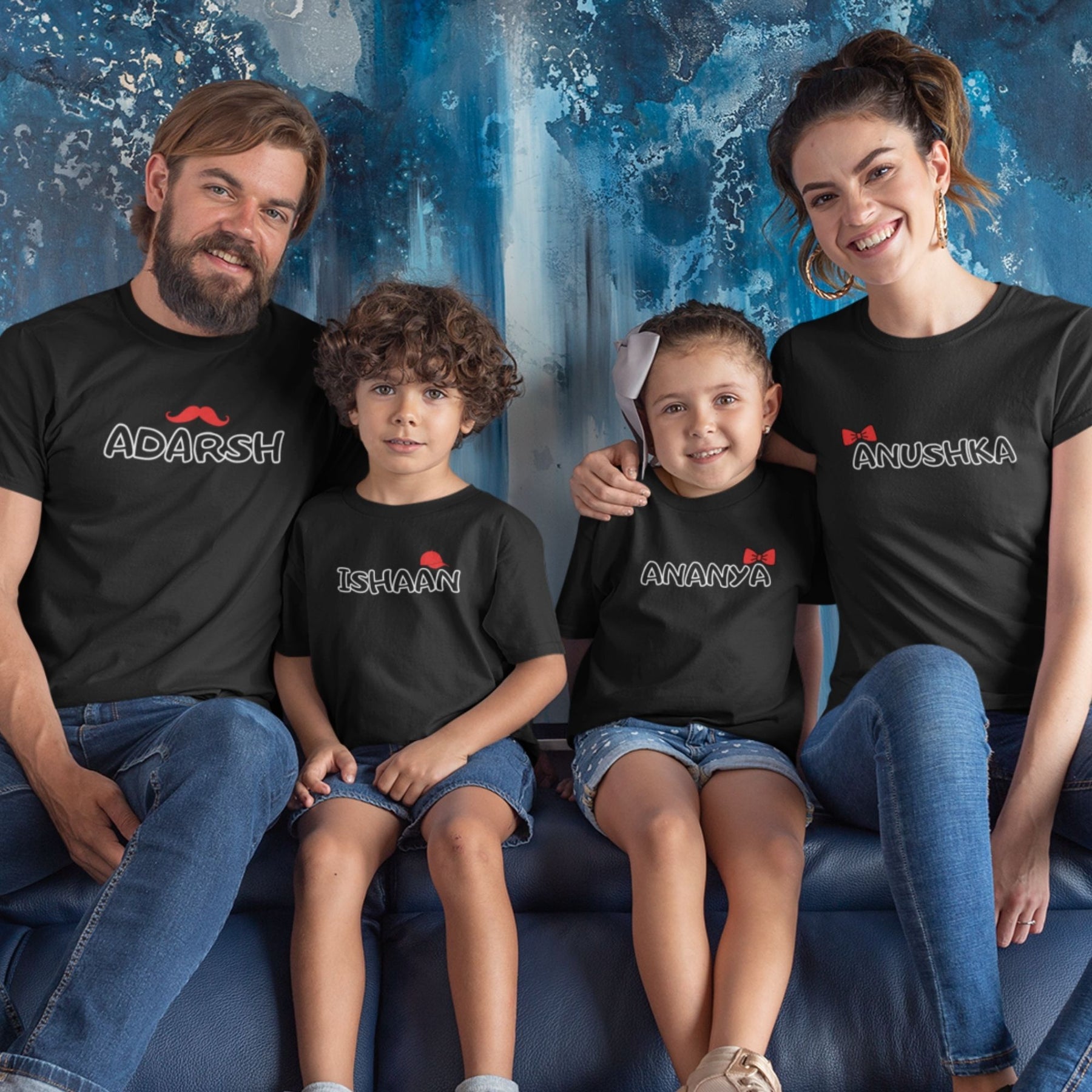 personalized-matching-family-black-t-shirts-for-mom-dad-son-daughter-gogirgit-com