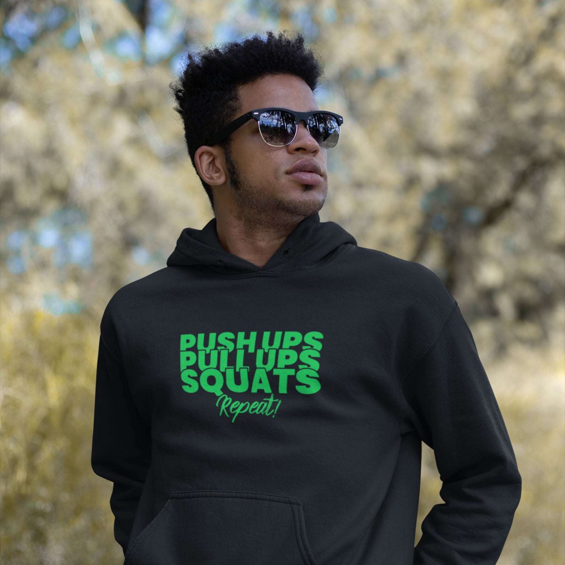 Push Ups Squats Unisex Hoodie