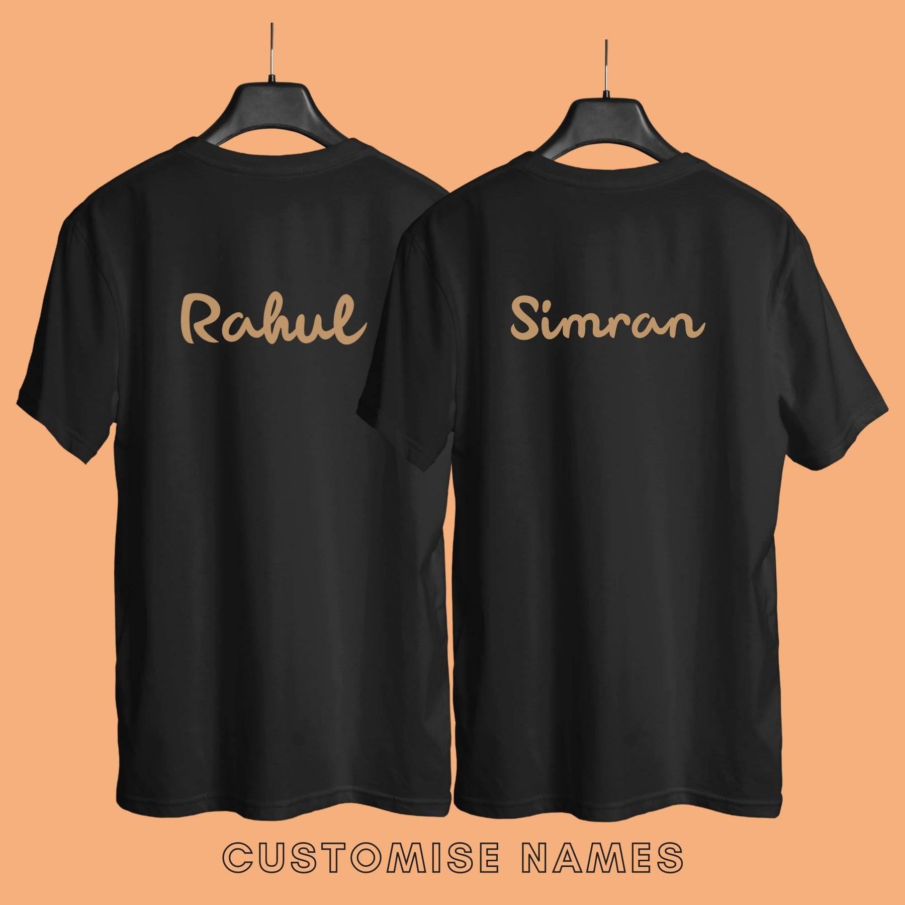 q-for-queen-K-for-king-couple-tshirt-with-front-and-back-print-customizable-black-color-premium-quality-gogirgit-back-shot