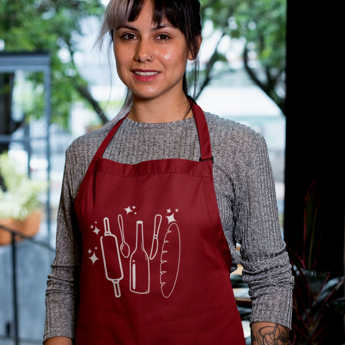 Printed Kitchen Apron 14 Plus Designs