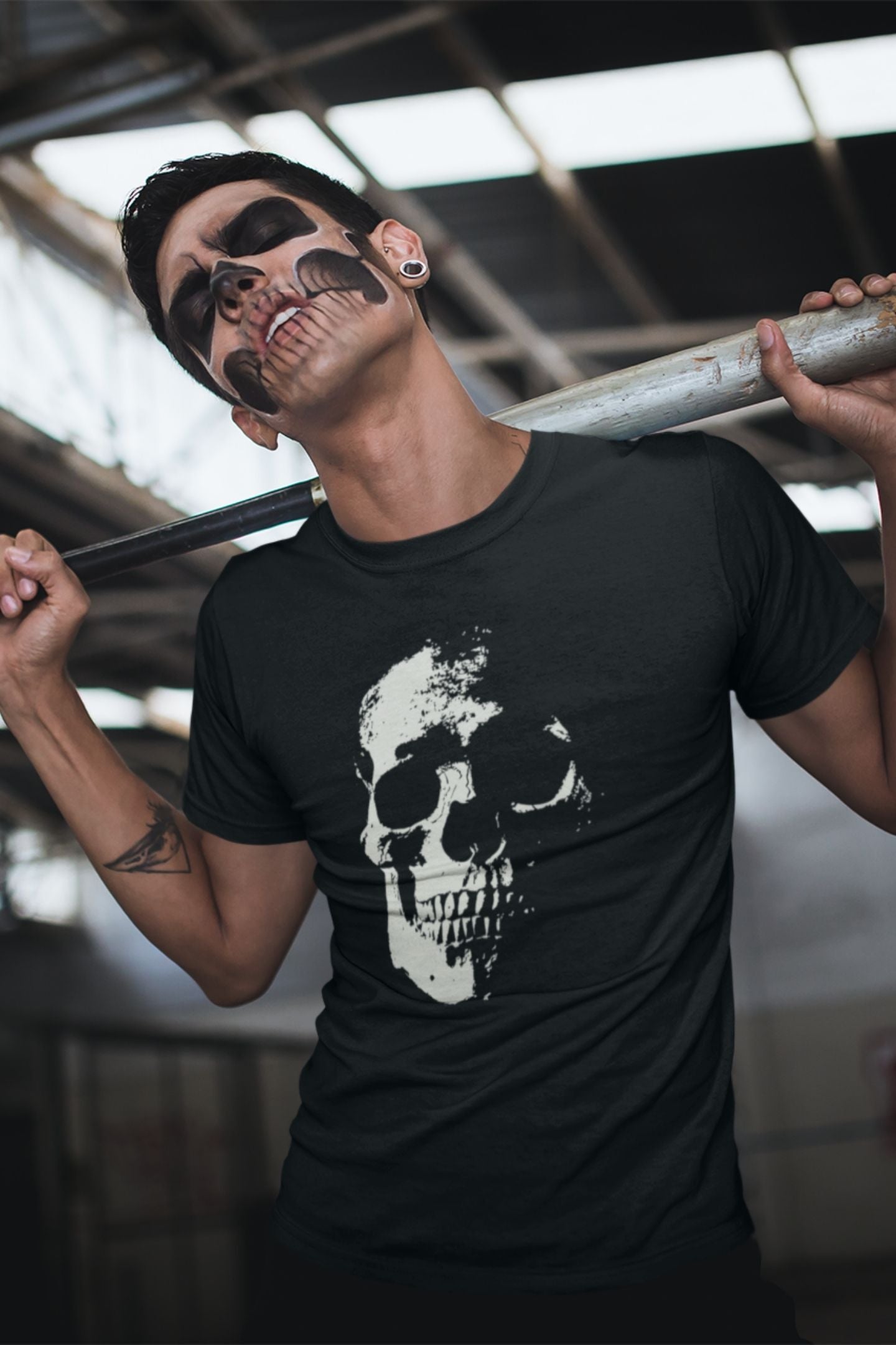 Halloween Black T-shirt For Men