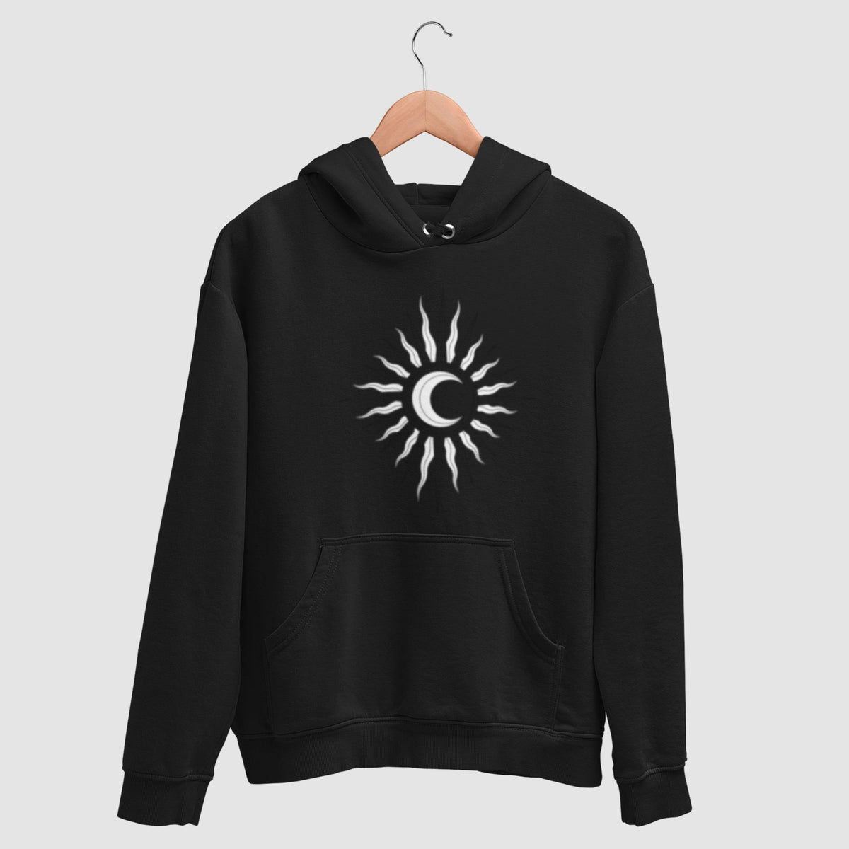 sun-moon-black-printed-unisex-hanging-hoodie-gogirgit-com