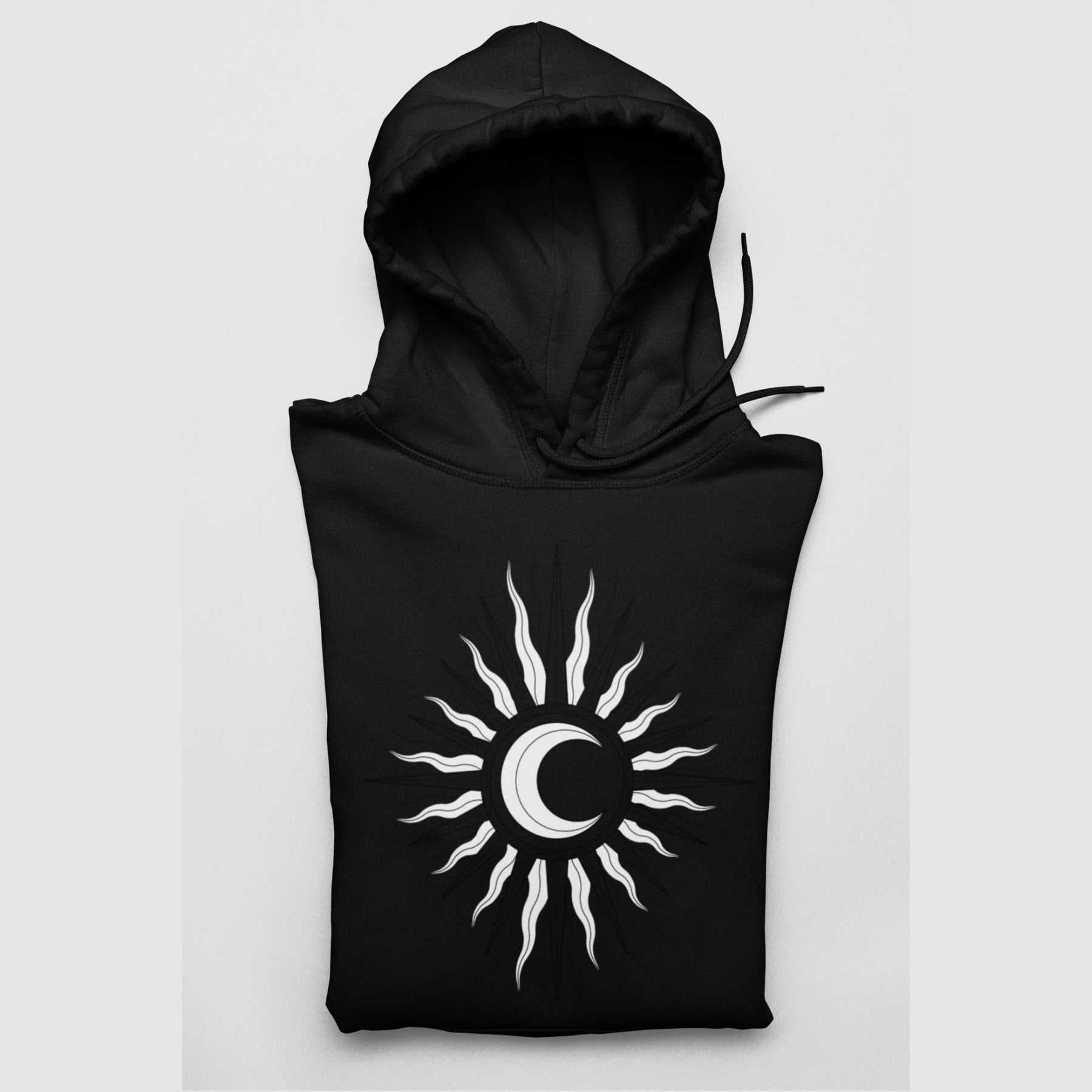 sun-moon-black-printed-unisex-hoodie-gogirgit-com