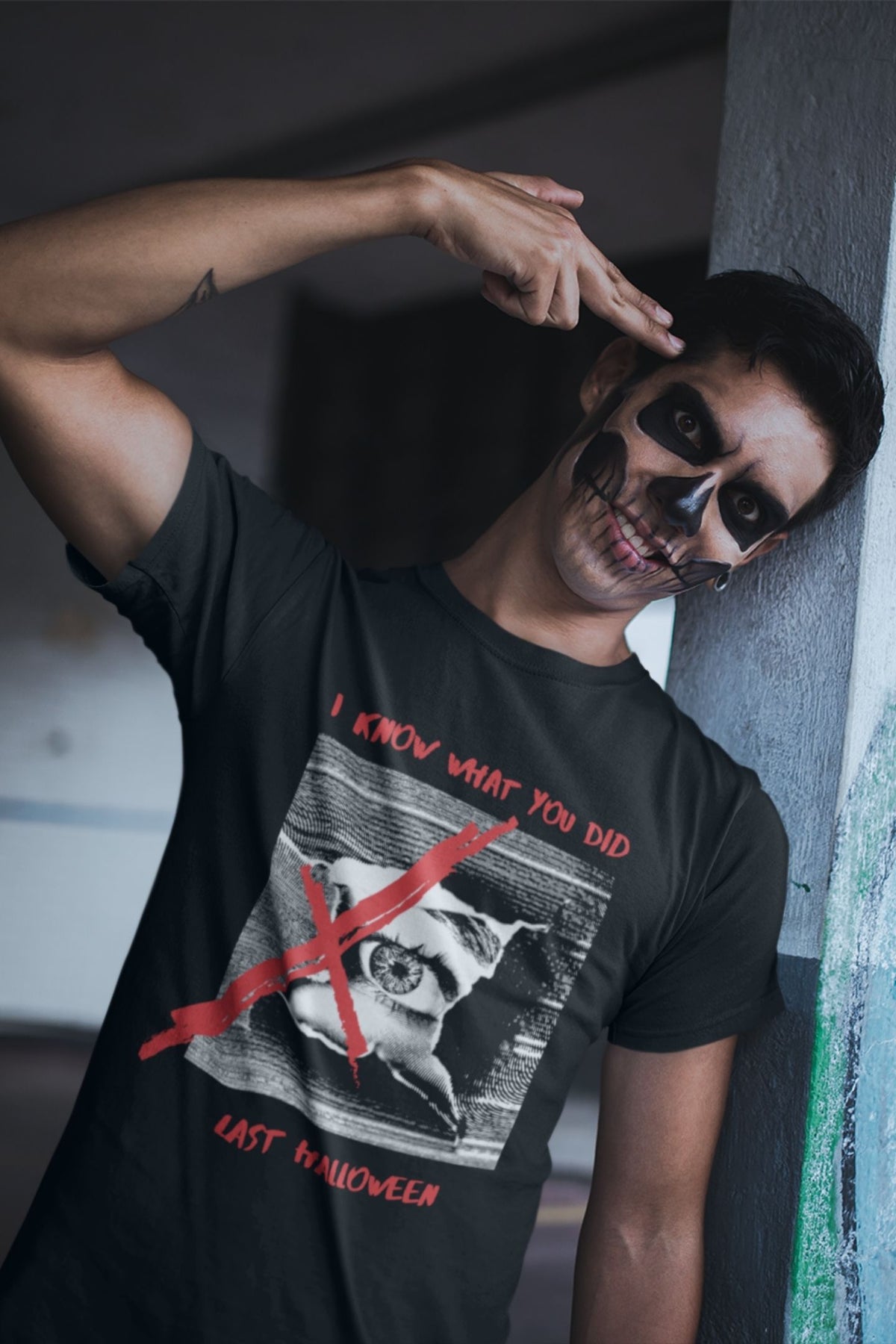 What You Did Halloween Black T-shirt