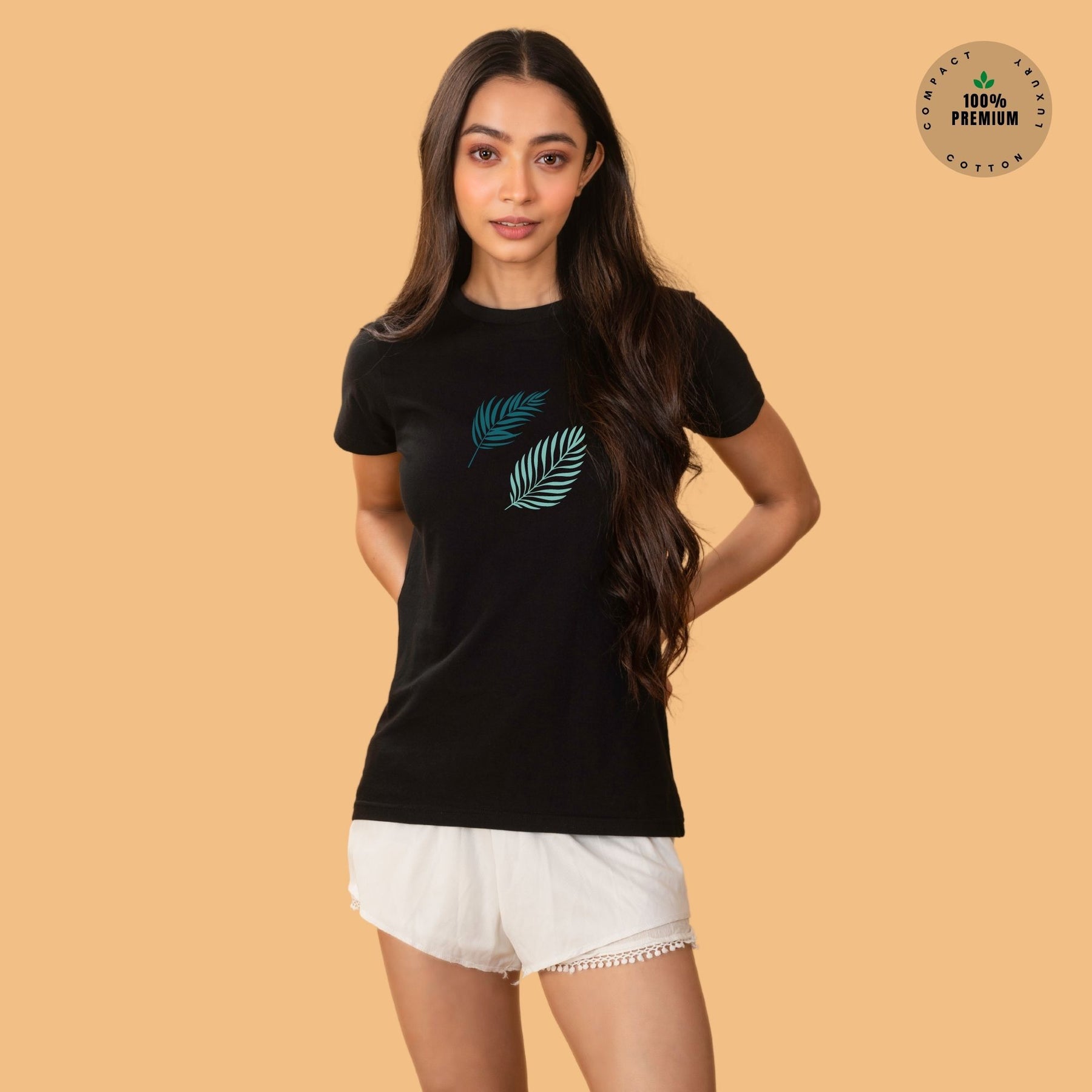 women-s-premiume-cotton-round-neck-half-sleeves-black-the-leaves-tshirt-gogirgit-com