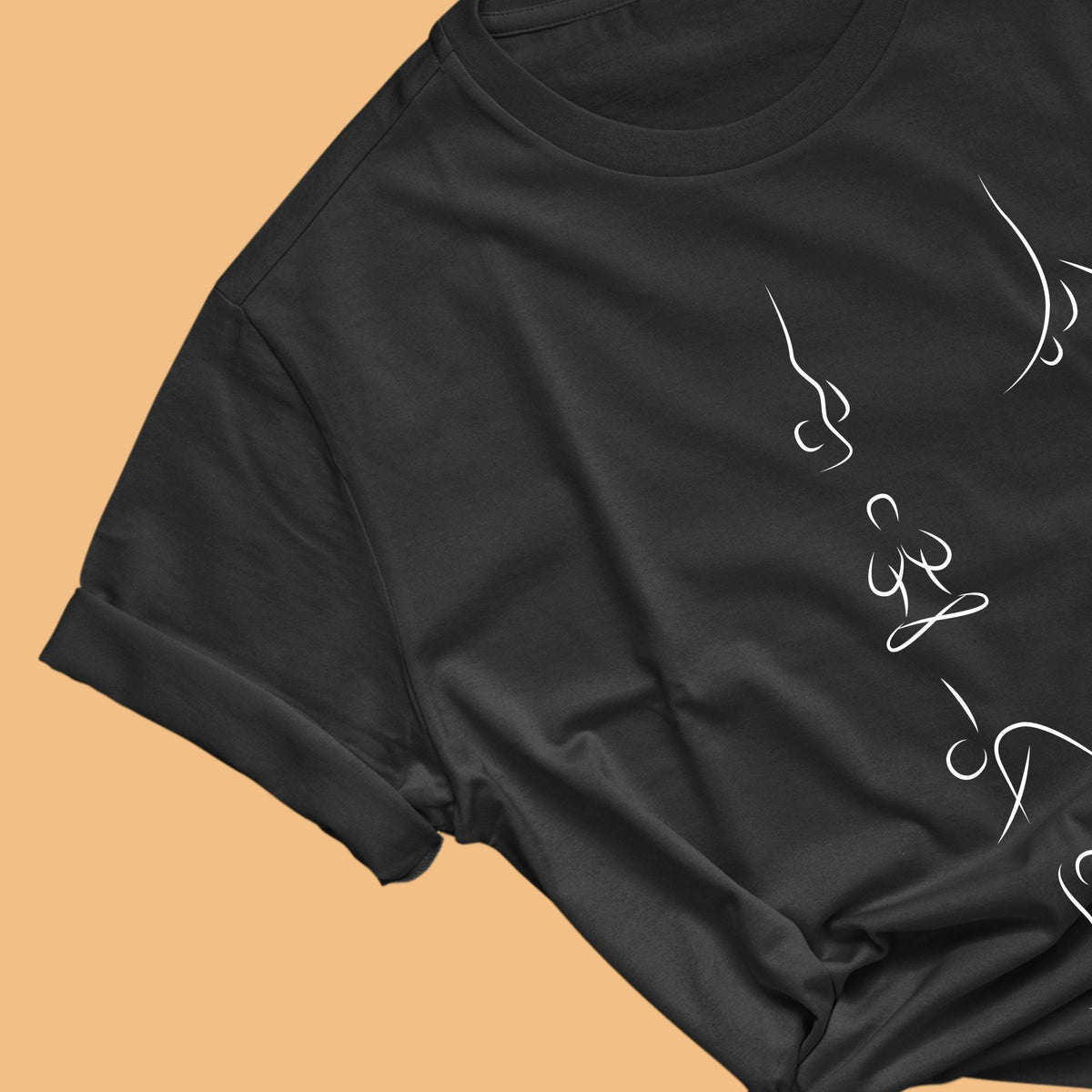 yoga-pose-women-black-printed-yoga-tshirt-gogirgit-com