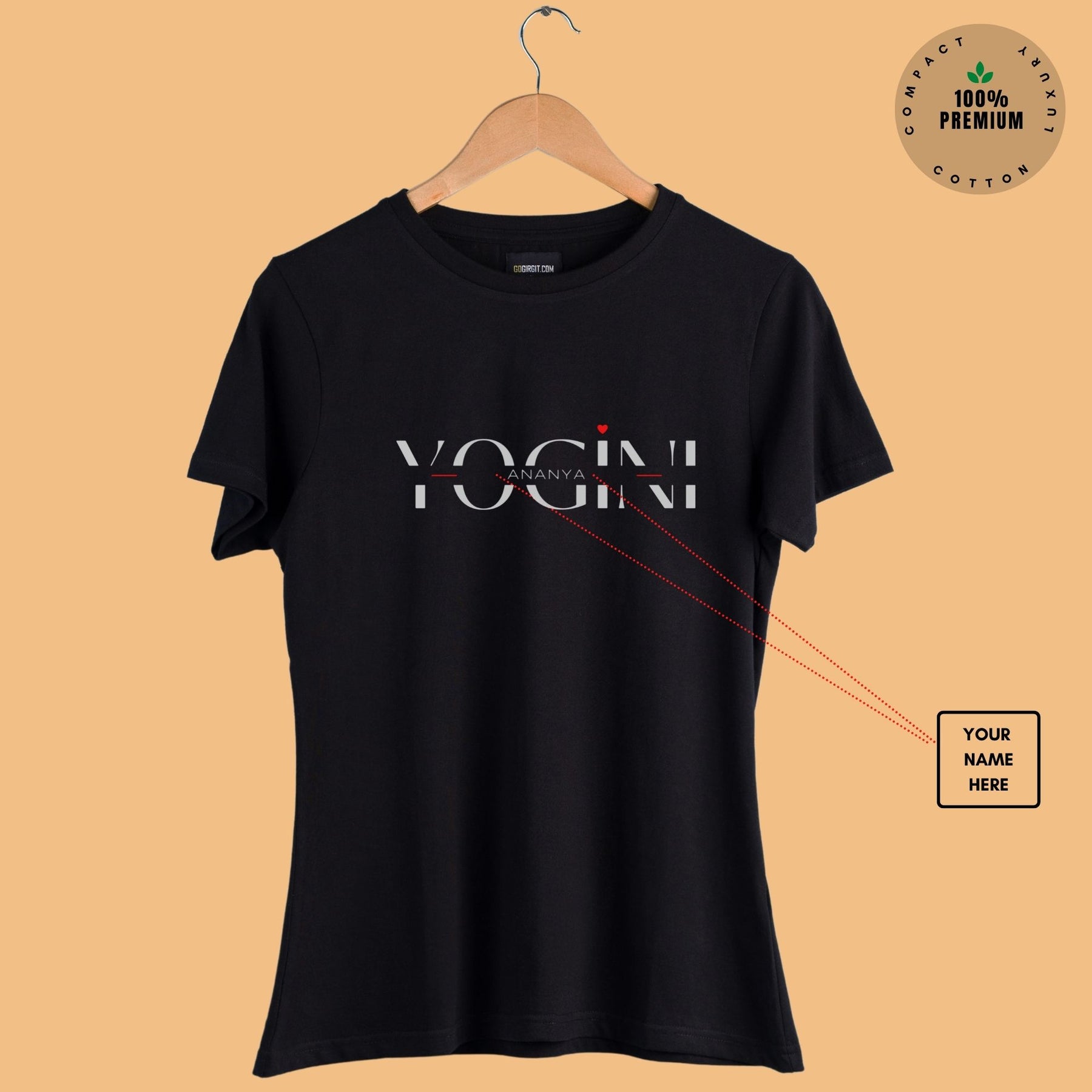 Yogini Non Personalized Women T-shirt