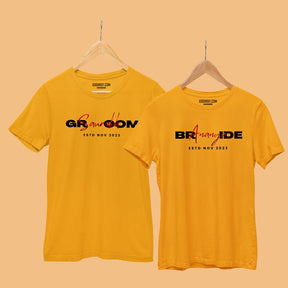 Bride-Groom-Personalised-Pair-of-T-shirts-gogirgit-hanging