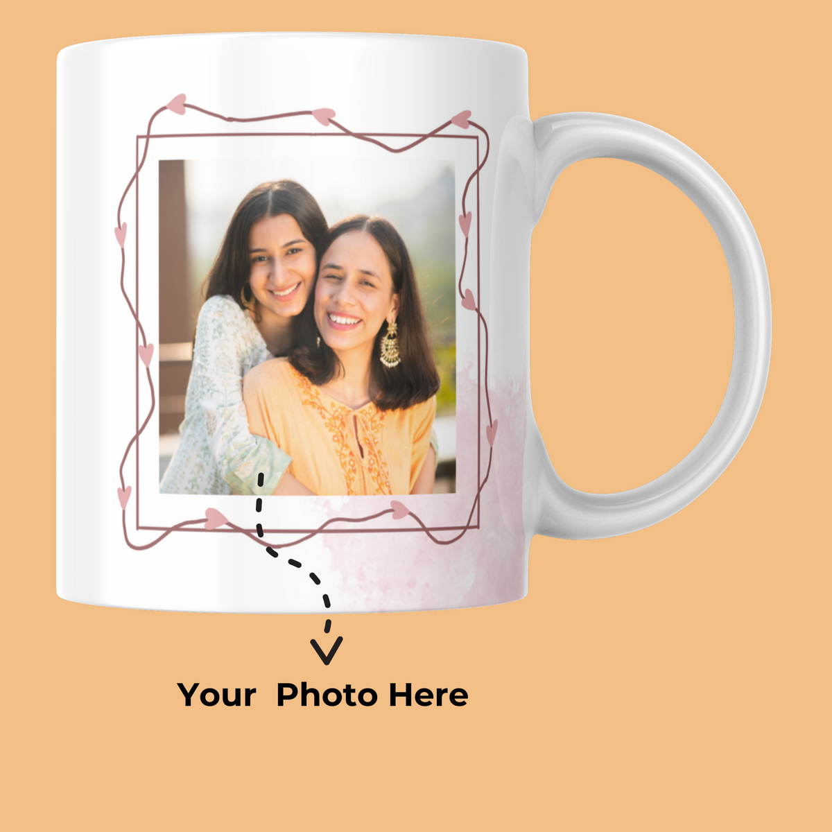 Women-Day-&-Photo-Personalized-Coffee-Mug-Description