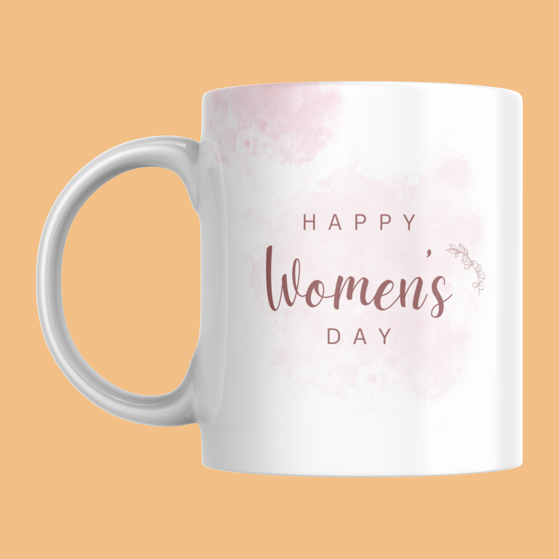Women-Day-&-Photo-Personalized-Coffee-Mug-Across-Side-Happy-Women-Day