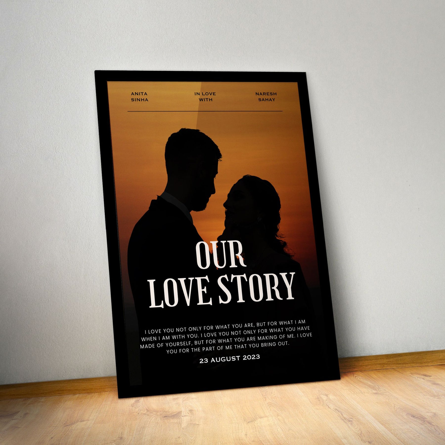 Personalized Special Movie Poster Photo Frame