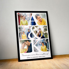 Personalised Special Note, Initial Poster Frame