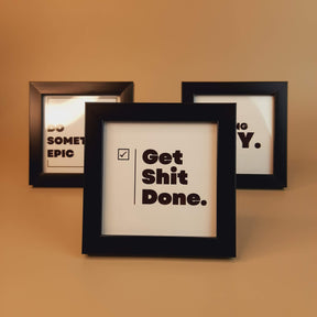 Motivational and Inspirational Pack Of 3 Frame Set