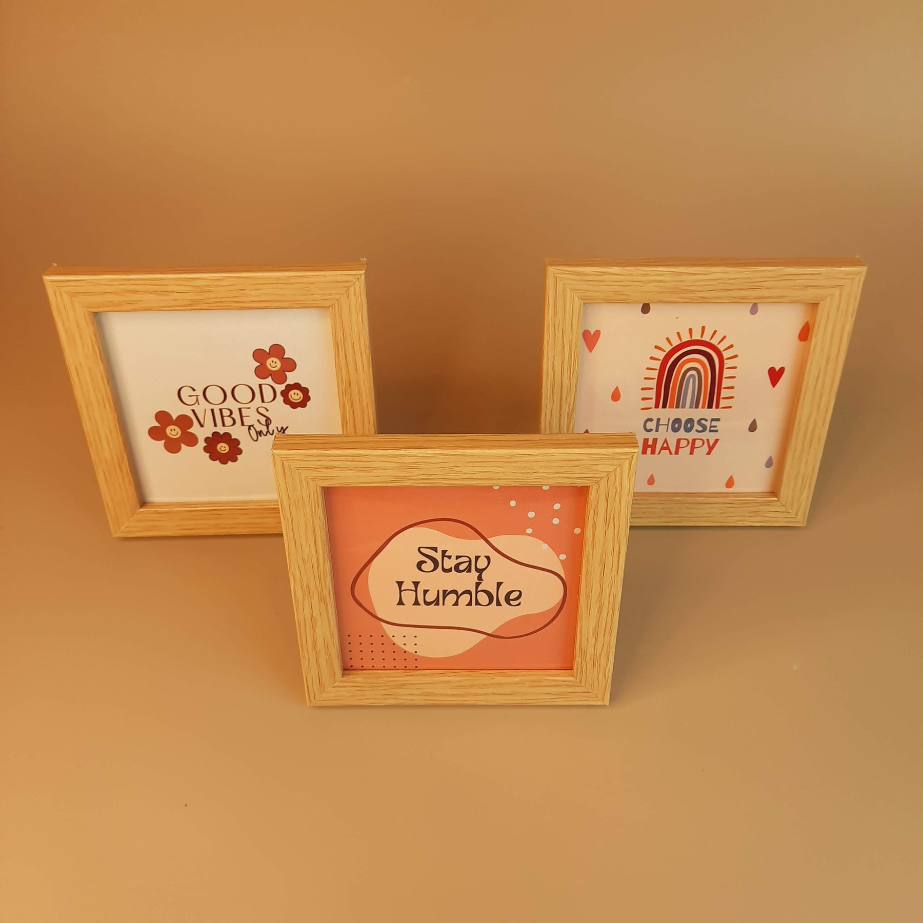 Motivational and Inspirational Pack Of 3 Frame Set