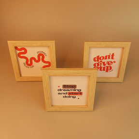 Motivational and Inspirational Pack Of 3 Frame Set