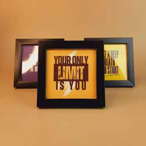 Motivational and Inspirational Pack Of 3 Frame Set