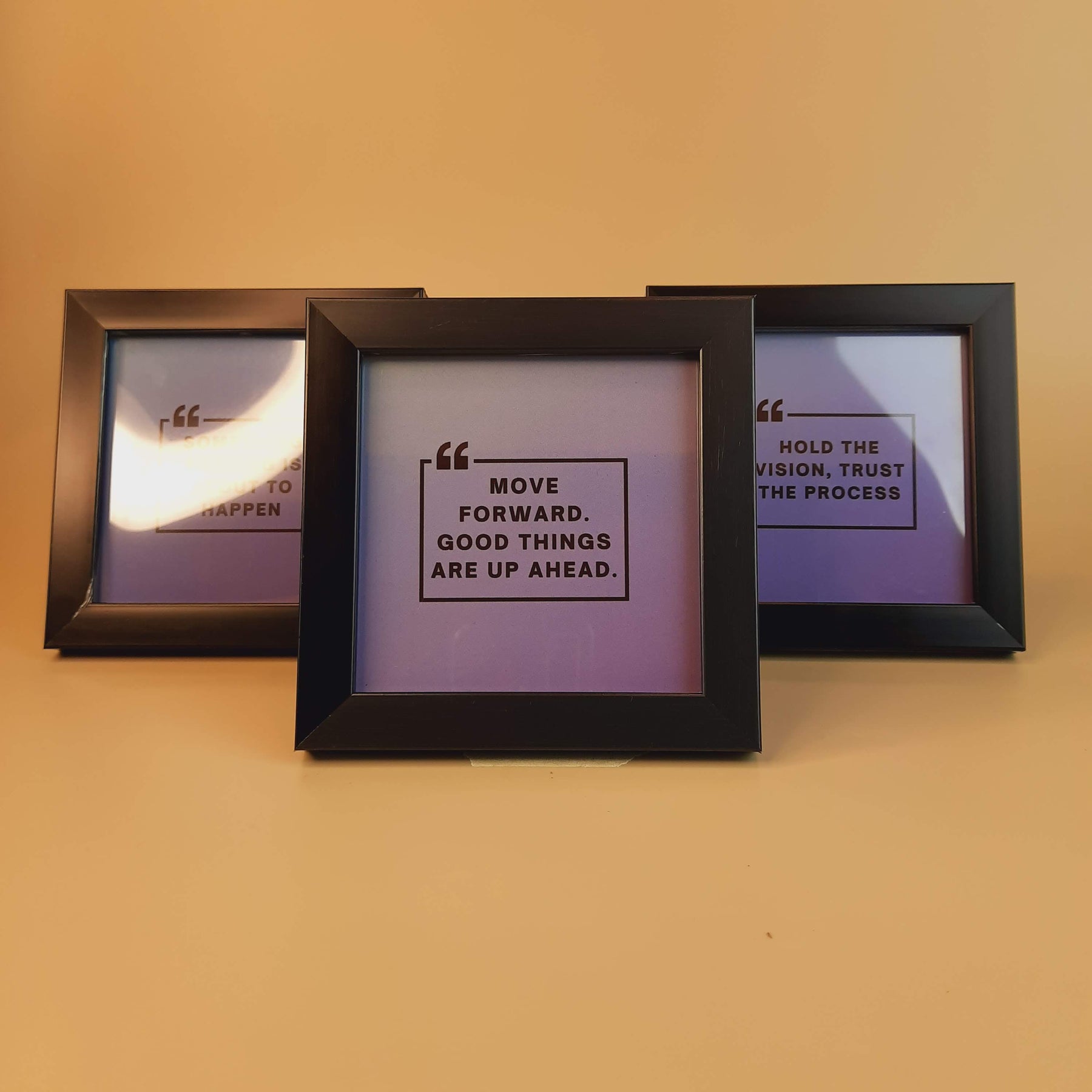 Motivational and Inspirational Pack Of 3 Frame Set