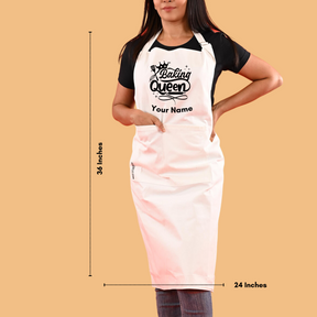 Baking-Queen-Personalised-Cotton-Apron-Size