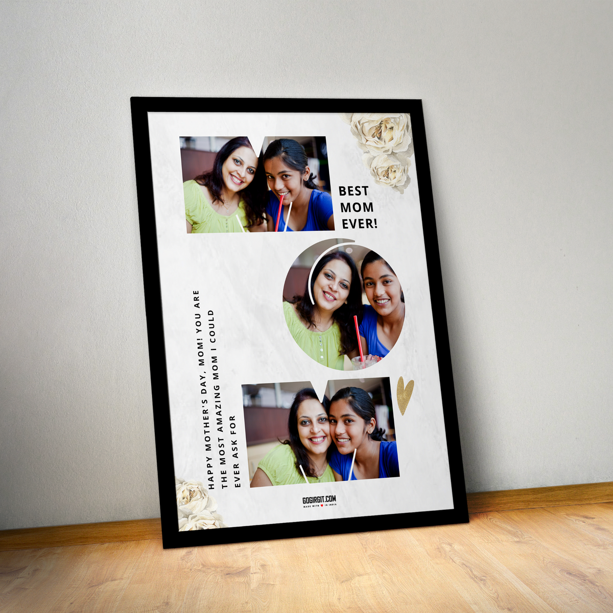 BEST MOM Personalized Photo Frame | Custom Gift by Gogirgit