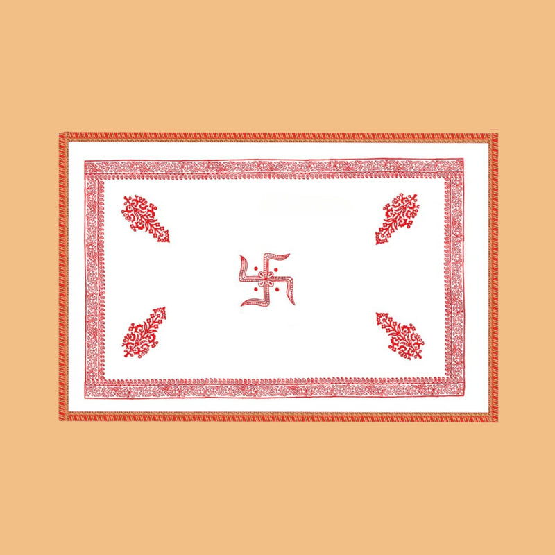 Swastik Antarpat Minimalistic Hindu Wedding
