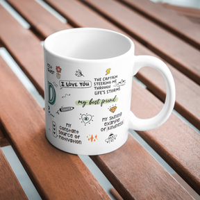 Dad Love Gratitude Coffee Mug