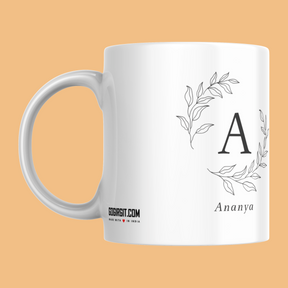 Wreath-And-Initial-Personalized-Coffee-Mug-Closeup